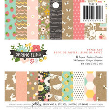 Pebbles Spring Fling 6 x 6 Paper Pad