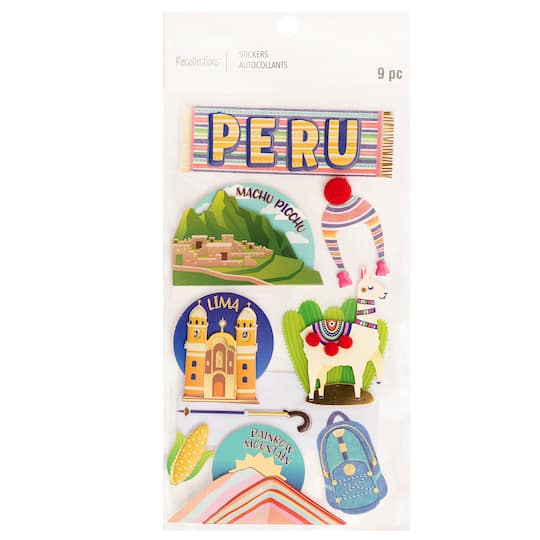 Recollections Peru Dimensional Stickers