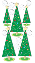 Sandy Lion Essentials Christmas Trees Dimensional Stickers