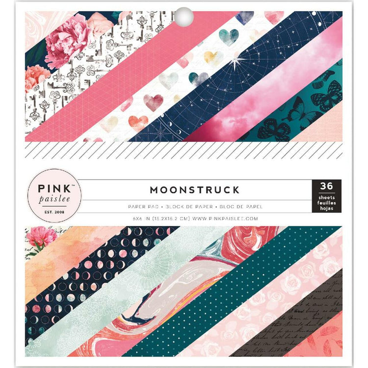 Pink Paislee Moonstruck 6 x 6 Paper Pad