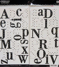 Prima Marketing Inc. 6 x 12 Large 2 Sheets Chipboard Alphabet Stickers