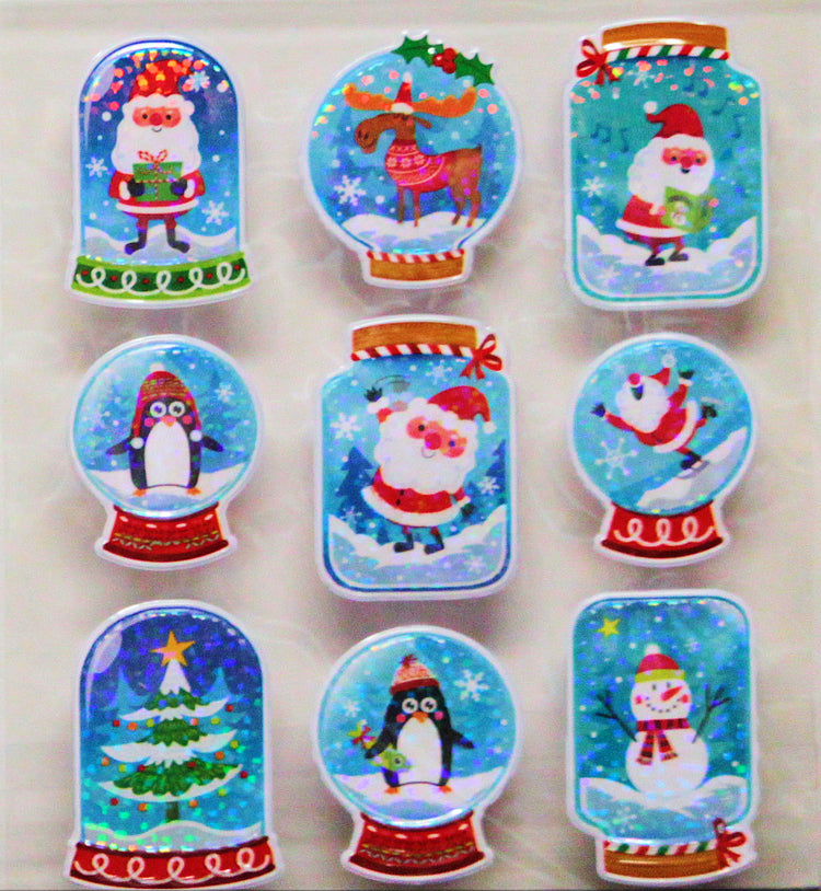 Recollections Assorted Christmas Holiday Dimensional Stickers #1