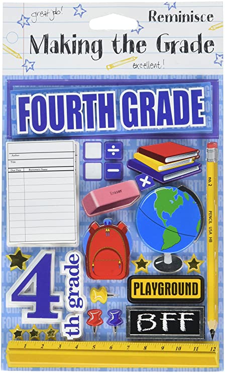 Reminisce Making The Grade Fourth Grade Stickers