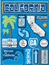Reminisce California Jet Setters Dimensional Stickers