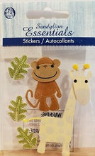 Sandy Lion Essentials Zoo Animals Dimensional Sticker