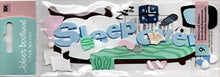 Jolee's Boutique Vintage Sleepover Dimensional Title Scrapbook Stickers