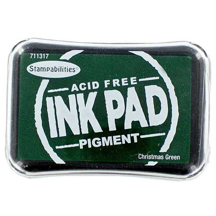 Stampabilities Christmas Green Pigment Ink Pad