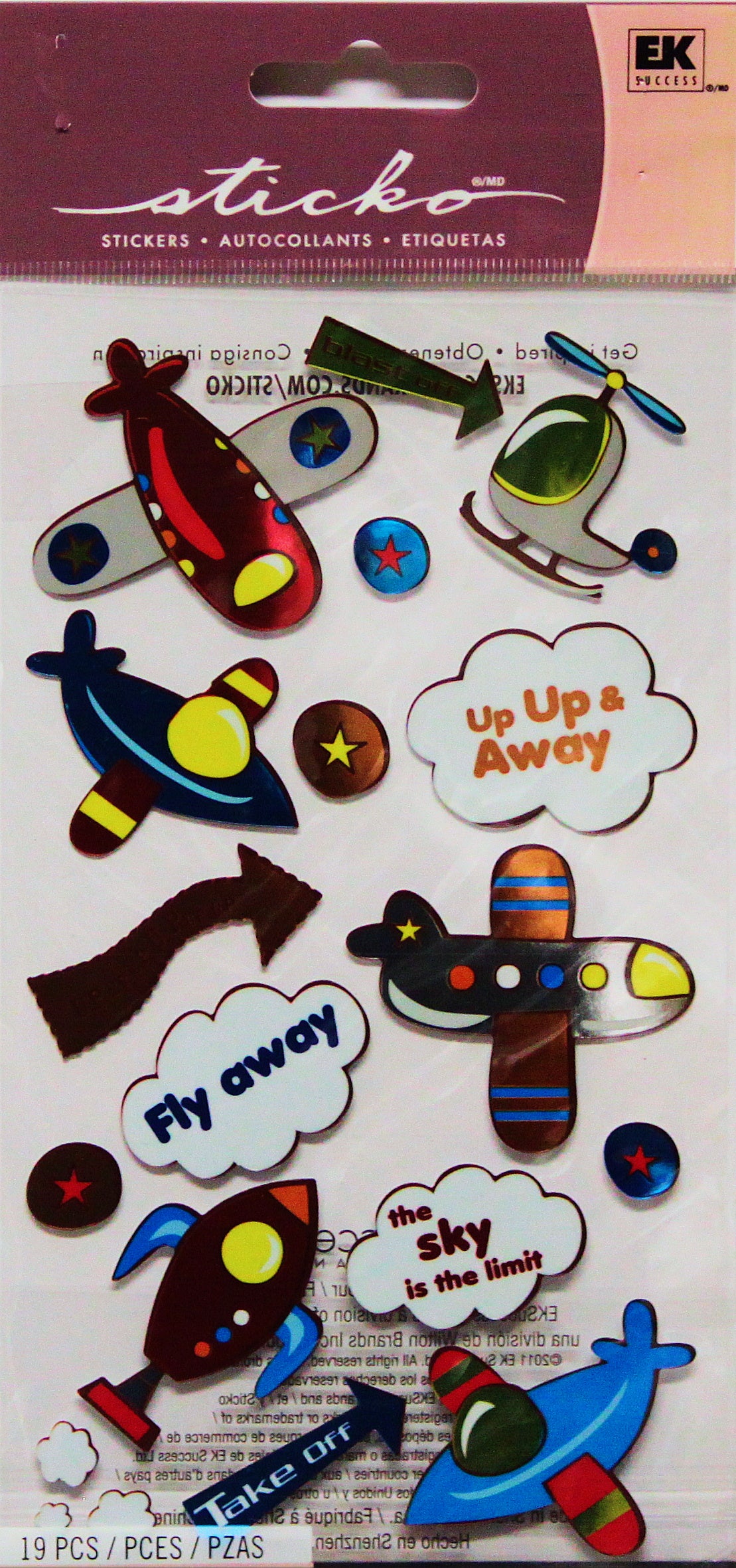 Sticko Fly Boy Dimensional Stickers