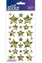 Sticko Camo Stars Stickers
