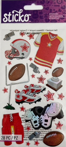 Sticko Football Gear Stickers