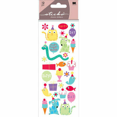 Sticko Party Animals Dimensional Stickers