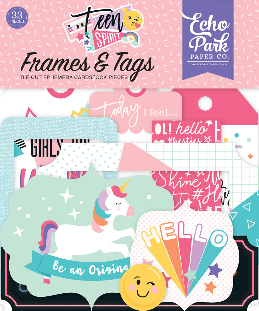 Echo Park Teen Spirit 33 Piece Ephemera