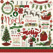 Echo Park Twas The Night Before Christmas 12 x 12 Element Sticker Sheet