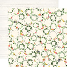 Carta Bella Spring Market Wreath Decor 12 x 12 Double-Sided Scrapbook Paper