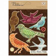 K & Company Life's Little Occasions Bird Silhouette Sticker Medley