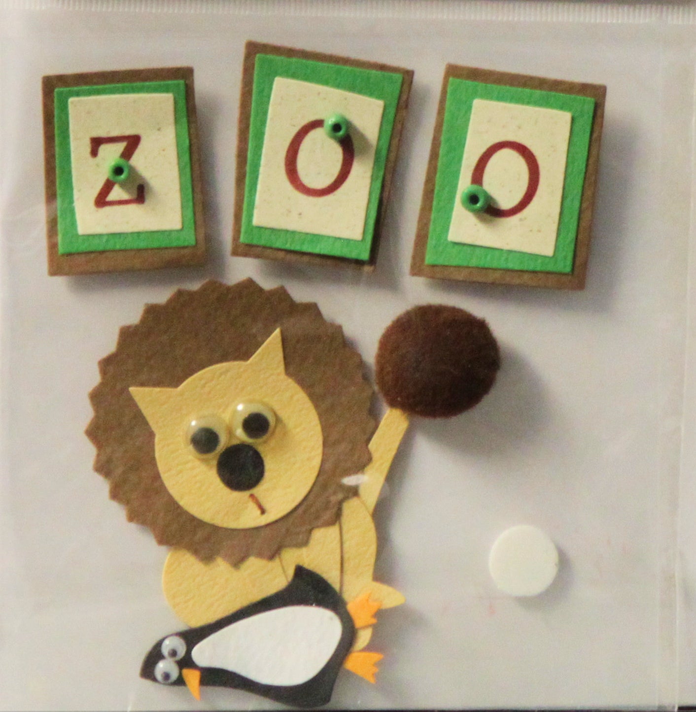 Joann Essentials Summer Zoo Dimensional Scrapbook Stickers