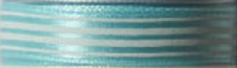 Nicole Blue & White Stripe Satin Ribbon