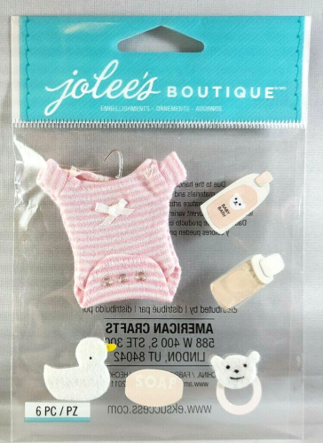 Jolee's Boutique Baby Girl Outfit Dimensional Stickers