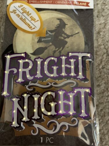 Paper House 3D LED FRIGHT NIGHT Shimmer Embellishment