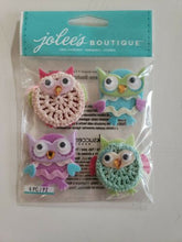 Jolee's Boutique Cutesy Owls Dimensional Stickers